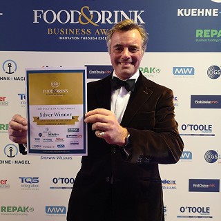 Bertha's Revenge Gin wins silver at the Food & Drink Business Awards 2019