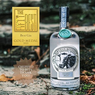 Bertha's Revenge Gin wins a Gold medal at The Fifty Best in New York