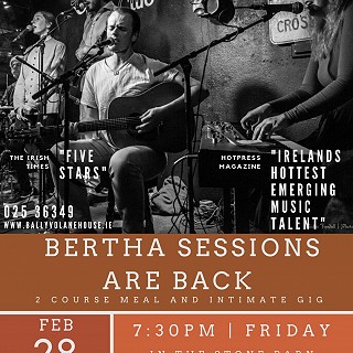 Bertha Sessions Are Back