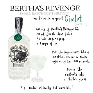 Bertha's Revenge Gin - Gimlet