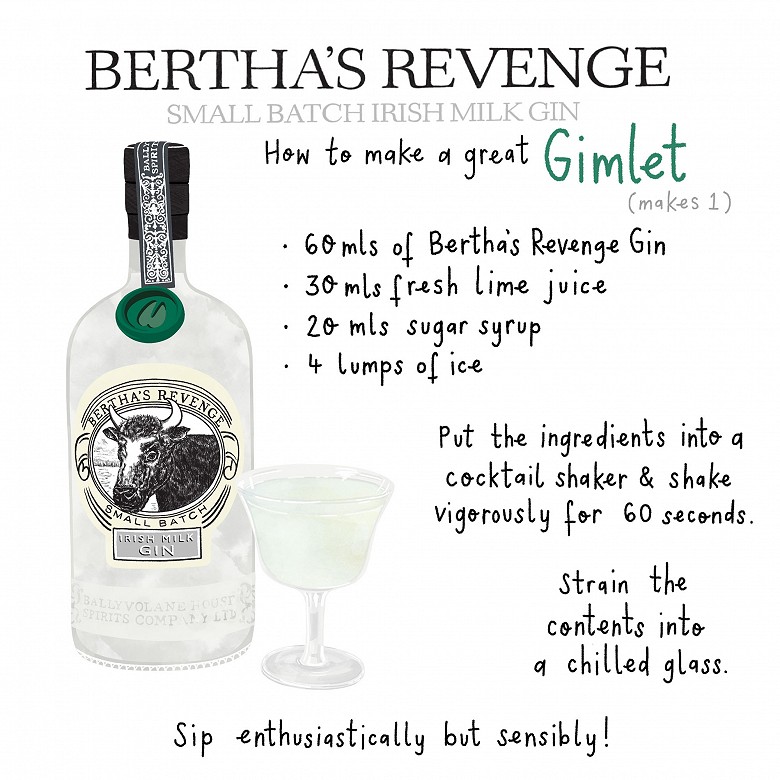 Bertha's Revenge Gin - Gimlet