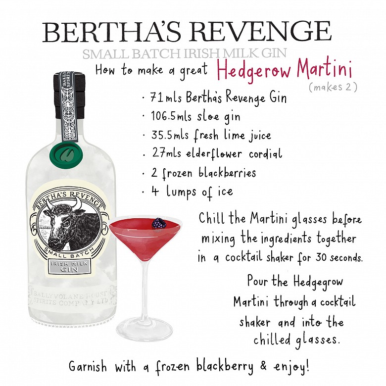Bertha's Revenge Hedgerow Martini