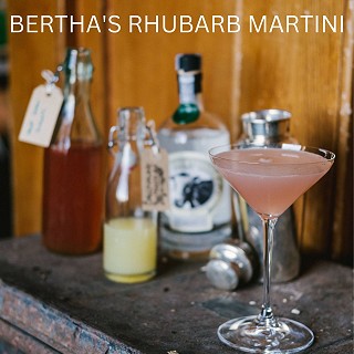 IRISH COUNTRY MAGAZINE - BERTHA'S REVENGE RHUBARB MARTINI