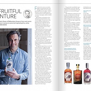 Oisin Davis: A Fruitful Venture, Food.& Wine Magazine October 2022