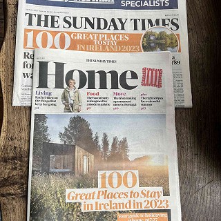 Ballyvolane House featured in The Sunday Times 100 Great Places to Stay in Ireland 2023