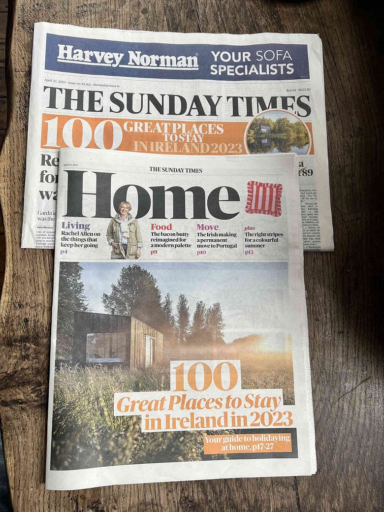Ballyvolane House featured in The Sunday Times 100 Great Places to Stay in Ireland 2023